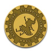 steampunk alice in wonderland pin